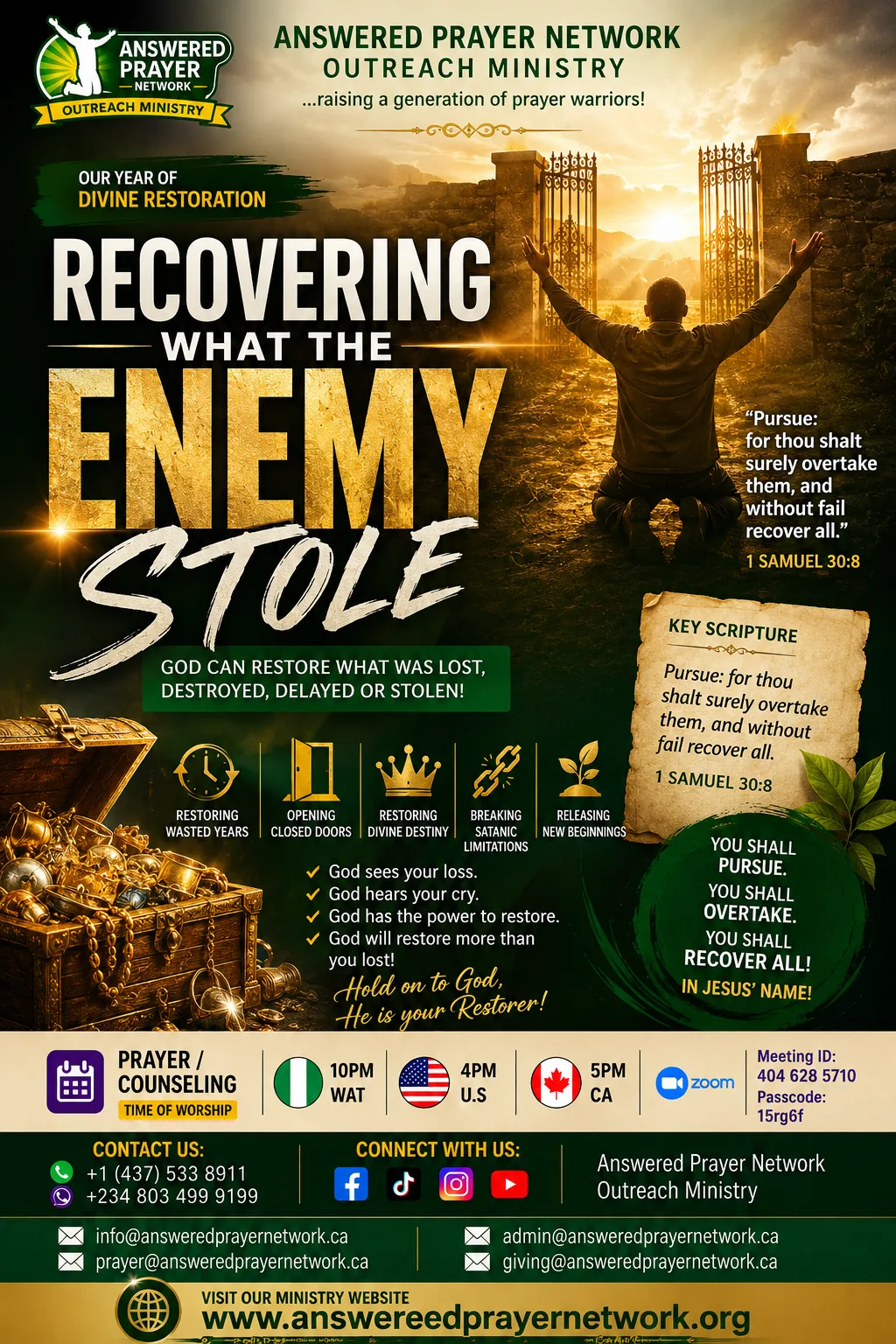 RECOVERING WHAT THE ENEMY STOLE
