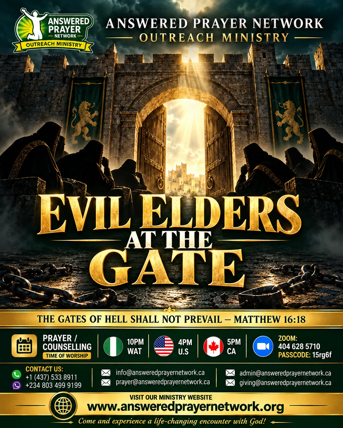 EVIL ELDERS AT THE GATE