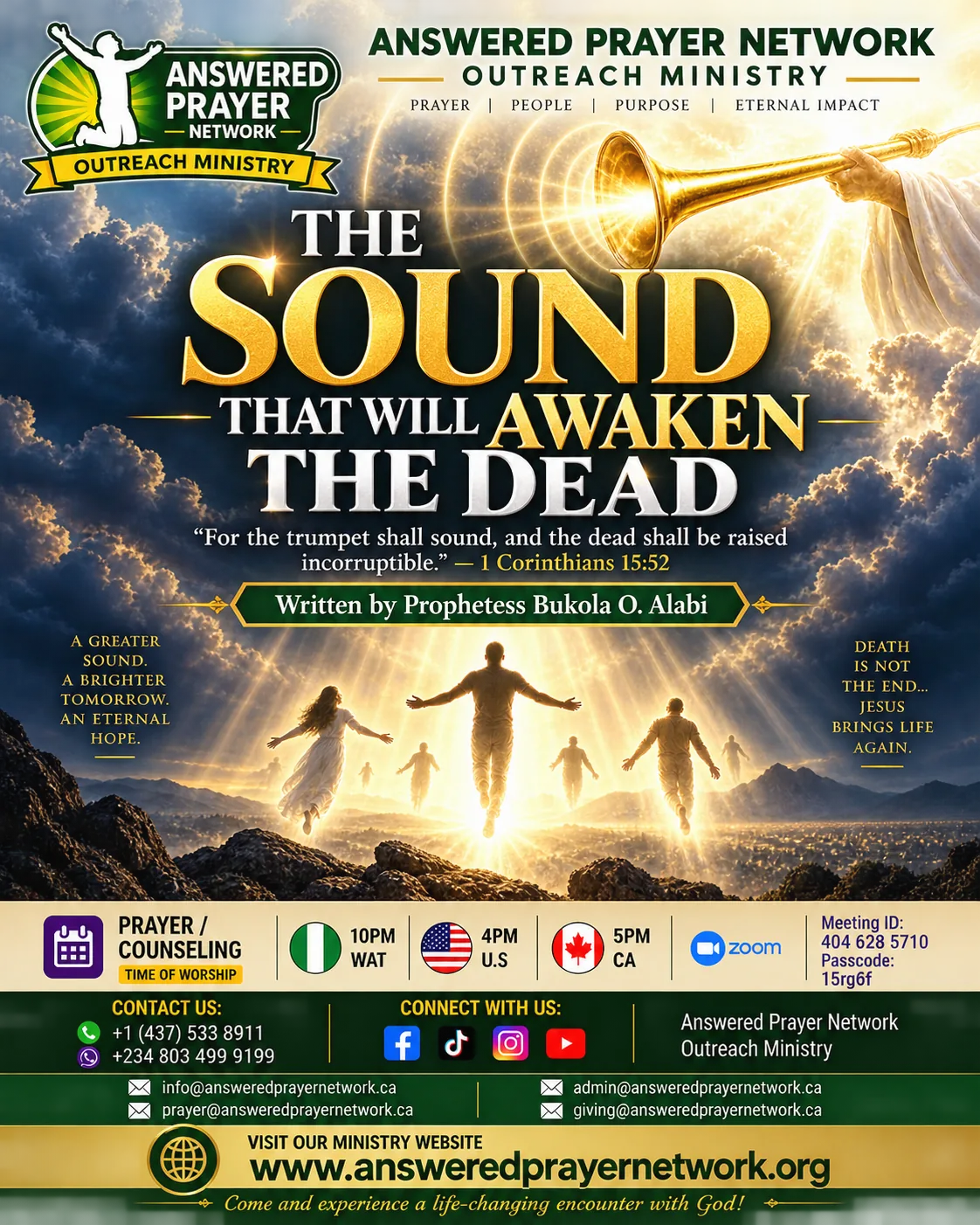 THE SOUND THAT WILL AWAKEN THE DEAD