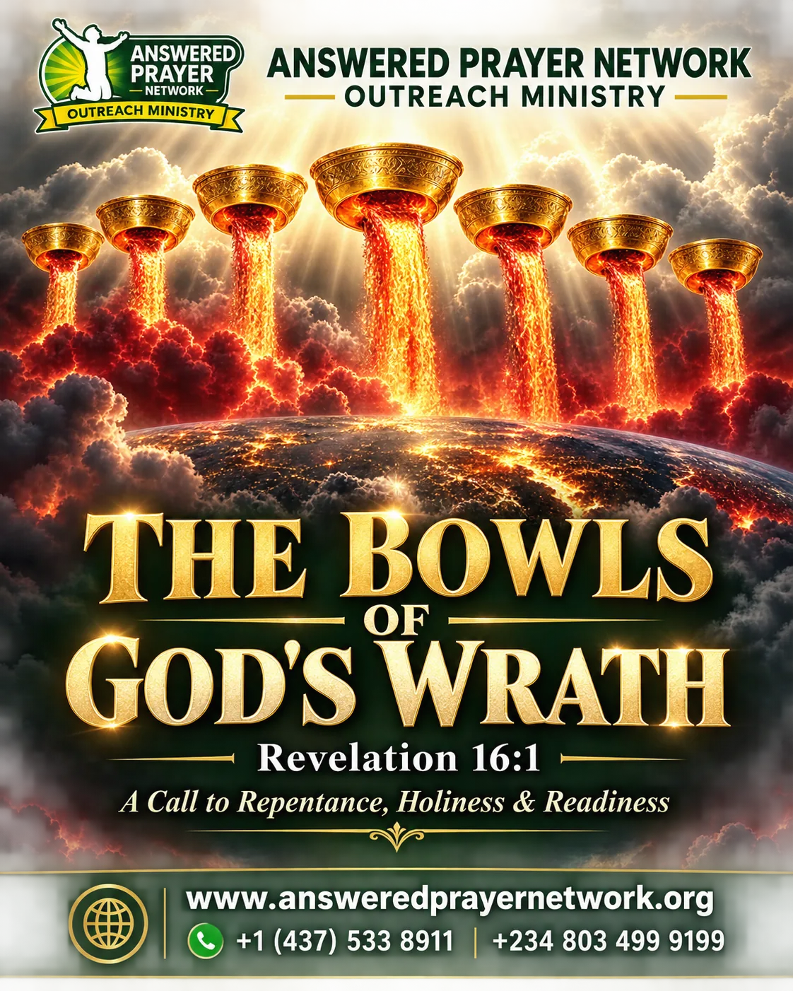 THE BOWLS OF GOD’S WRATH